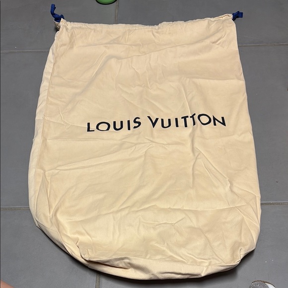 Louis Vuitton Cream Bag with Blue Accents - Picture 1 of 1